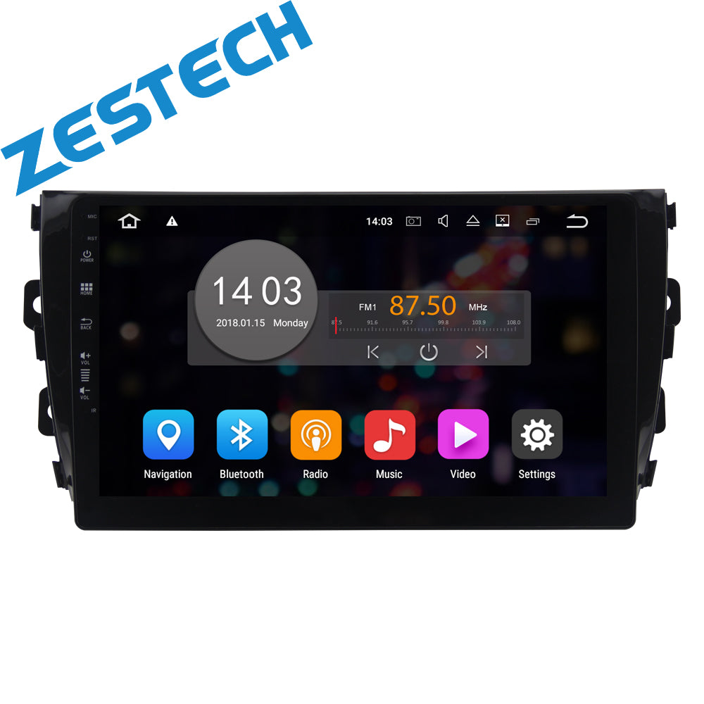 Andriod 10 car radio system GPS navigation car multimedia stereo Car video Touch screen dvd player for Zotye T600