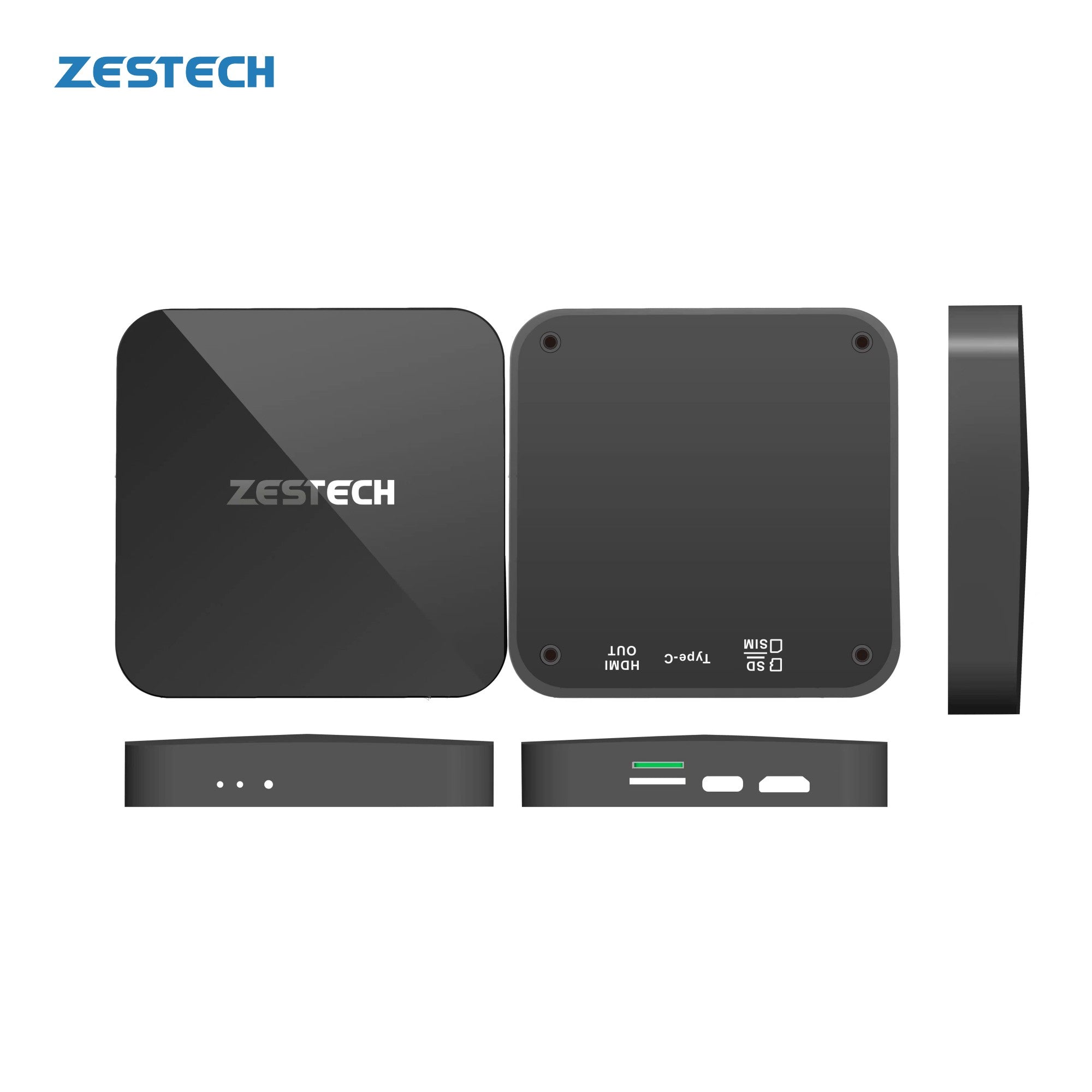 ZESTECH Factory 8+128 GB Qualcomm 6125 CarPlay AI Box Android 12 Box CarPlay MMB Wireless Apple CarPlay box Online YouTube Netflix